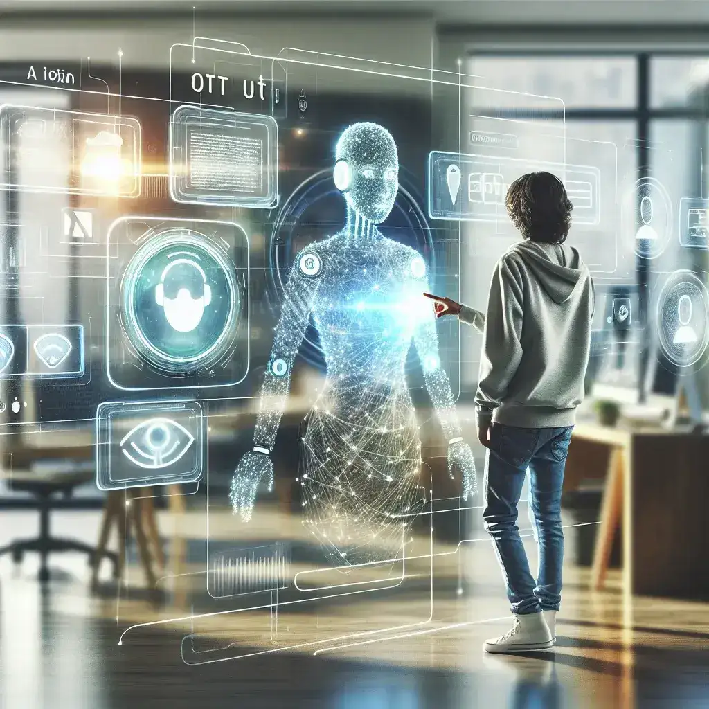 "Person reviewing privacy settings on social media to opt out of AI training, highlighting the importance of data protection and user privacy."